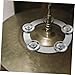 ULDIGI Percussion Tambourine Cymbal for Drum Set Quick Installation Drum Accessory for Hihats and Crashes for Versatile Music Performance
