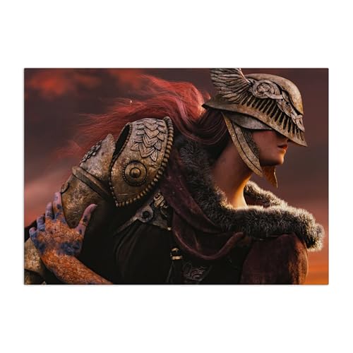 Displate Elden Ring Metal Wall Art - Malenia the Severed - 26.6' x 18.9' Bedroom Gamer Poster