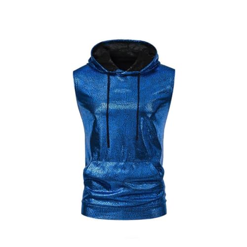 Gilet à capuche disco plaqué or pour illuminer vos soirées et festivals