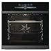 Hisense BSA65334PG Four pyrolytique avec vapeur + fonction friteuse d'air sans huile, grande capacité 77L, cuisson simultanée 5 niveaux, ventilateur XXL, pizza mode 300°, portes amovibles Noir