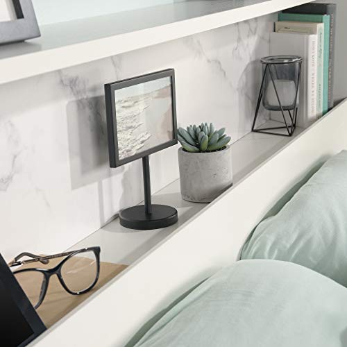 Sauder Hudson Court Full/Queen Headboard With Storag, Pearl Oak Finish #TOP4