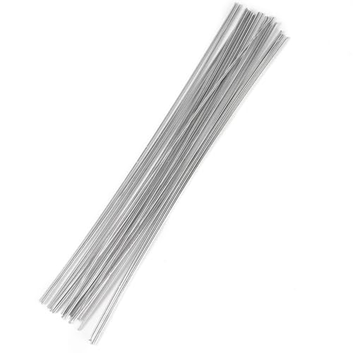 250/330/500mm Low Temperature Simple Welding Rods Easy Melt Aluminium Flux Cored Welding Electrodes Wire Solder for Aluminum(1.6mm x 330mm)