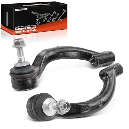 Image of Frankberg 2x Tie Rod End Track Rod End Front Axle Compatible with S-Type X200 2.5L-4.2L 1999-2008 XJ X350 X358 2.7L 3.0L 2003-2009 XK Cabriolet QQ6 3.6L 2007-2014 XK Cabriolet J43 Replace# 2W933290CA