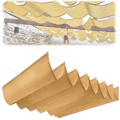 Voile d'ombrage rétractable imperméable pour terrasse et cour - 2