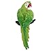 MonkeyJack Resin Animal Sculpture Modern Garden Zoo Ornament Decoration - Parrot Figure - Green, as described