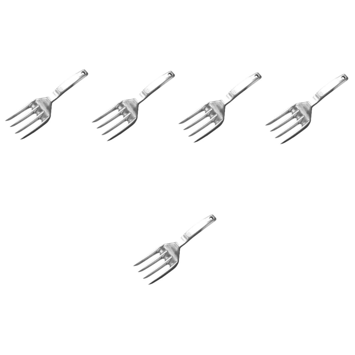 Râteau de jardin en aluminium Toddmomy 5 pièces pour désherber les plantes