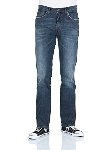Wrangler Arizona Stretch Jean, Bleu-Blue (Husky Black), W32/L30 Homme