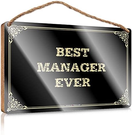Plaque with Best Manager Ever Rv Decor Welcome Visitors image 4