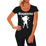 Frauen und Damen T-Shirt Vodkahontas Größe XS - 5XL