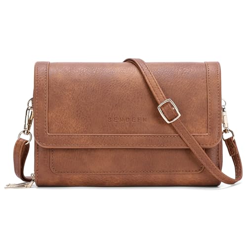 SENDEFN Small Crossbody Bags for Women Leather Cross Body Purses Designer Handbags Shoulder Bag by SENDEFN - Used condition - US$14.39