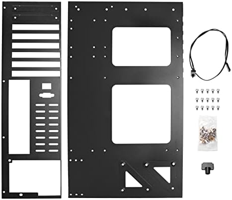 Mining Rig Rahmen für 12 GPU, Unterstützung für Dual Power Supply für Crypto Coin Currency Bitcoin ETH ETC ZEC Mining Tools - Nur Rahmen, Lüfter und GPU sind Nicht im Lieferumfang enthalten