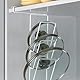 Avilia Multifunktions-Hängeschrank mit 3 Haken - für Deckel, Teller und Schneidebretter, Metall, 39 x 20,5 x 10 cm, weiß