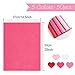 CHRORINE 50 Sheets Mixed Pink Tissue Paper Wrapping Paper Art Paper Crafts for Packaging Valentine Wedding Art Craft (Pink)