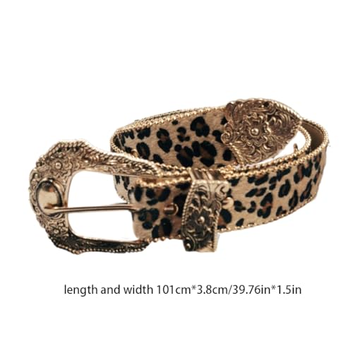 2000s Waistbelt Women Decorative Belt For Pants Skirt Fashion Pattern Print Belt Elegant Elegant Metal Buckle Pants4