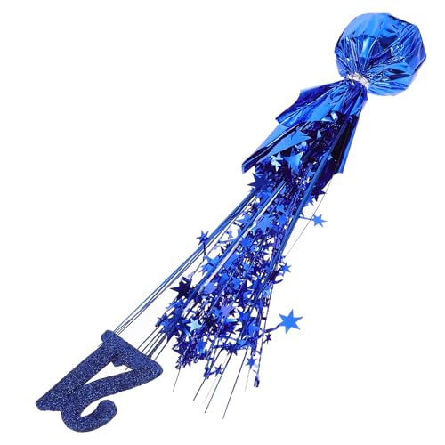Zerodeko Décoration de Table Anniversaire Garçon en Aluminium Bleu Chiffres,