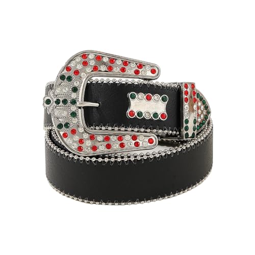 JSGHGDF Glistening Waist Belt Chain Idol Costume Blingbling Rhinestones