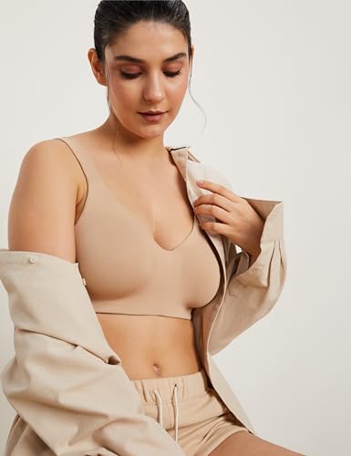 Image of Symbol Premium Nylon Blend Women's Minimiser Bra (Non Padded,Wired,Full Coverage,Broad Cushioned Strap,4 Way Stretch Fabric)