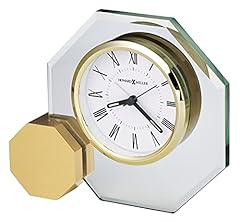 Howard Miller Danson Tabletop Clock – Premium Decorative Aluminum Base Clock with Octagon Glass