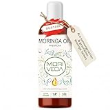Moringa Öl Premium Kaltgepresst 100 ml – Erstpressung aus geschälten Samen – Moringaöl...