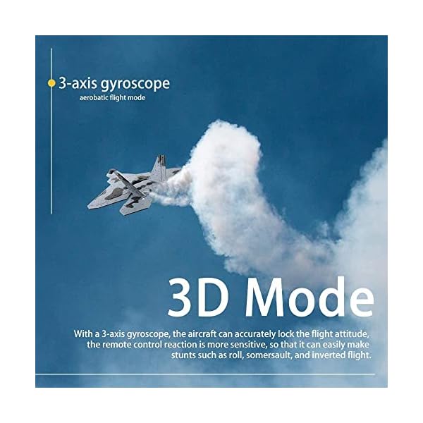 s-ideeÂ® WL A180 RC ferngesteuertes Flugzeug mit 2,4 GHz 3D 6G Lights – Bild 4