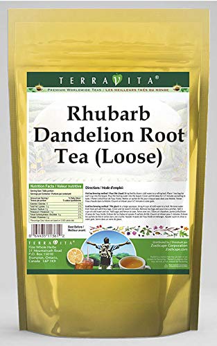 Té de raíz de diente de león de ruibarbo (suelto) (4 oz, ZIN 557092)