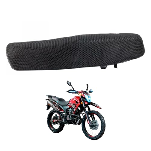 Motos, DVD AFD Funda Cubre Asiento Moto Aislamiento Térmico, Protector Malla Recubre Almohadilla Antideslizante Transpirable, Impermeable para Vento Crossmax 200/250, GTS...