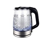 Elektrisch, Wasserkocher mit Technologie, Borosilikatglas, Glas-Wasserkocher, Teekocher Vollmond vision