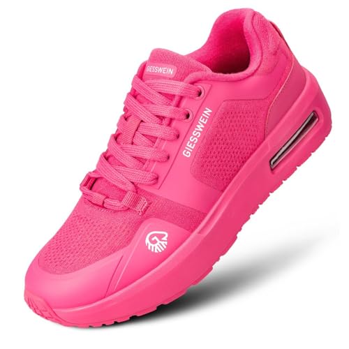 Giesswein Wool Knit Max Women Atmungsaktiver Merino Sneaker mit stoßabsorbierender Air-Bubble Leichter Aktiv- & Freizeitschuh mit Wechselfußbett Strukturierte Profilsohle mit optimaler Traktion