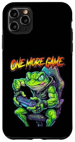 One More Game Funny Frog �Q�[�}�[�M�t�g �Q�[�����D�� T�V���c �X�}�z�P�[�X iPhone 11 Pro Max �p