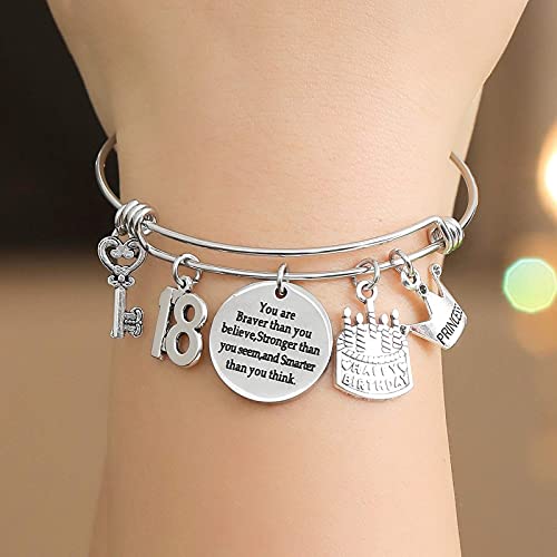 Image of Silver /14k Gold Plated Birthday Bracelet, Natural Healing Crystal Bracelet Gifts for Her Birthday for Daughter Granddaughter Friends Mom Grandma Sister