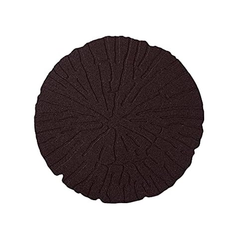 Nicoman Trittsteine für den Garten, aus recyceltem Gummi, wendbar und strapazierfähig, Durchmesser 44 cm, 4 Stück Cover