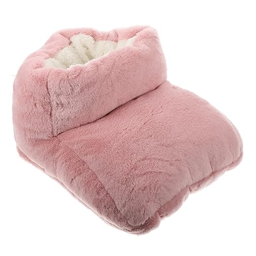 POPETPOP 1set USB Heated Foot Warmer of Practical Warm Shoes for Indoor Use Simple Electric Heating Shoe Soft Faux Rabbit Fur for Cold Winter Days