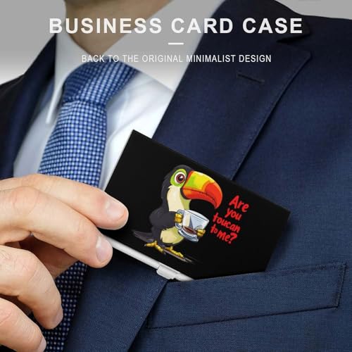 Toucan Business Card Case Pocket Card Holder Slim Card Wallet for Men Women3