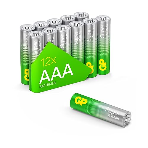 Aaa Gp - Batterie Alcaline Super 1,5 V, 12 Pezzi