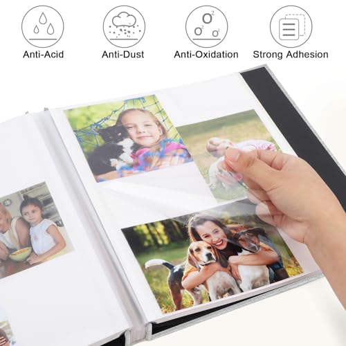 Zesthouse W11 Photo Album Self Adhesive Pages, 60 Pages Magnetic Scrapbook Albums thumb #2