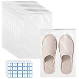 HJYIMYI 50 Piezas Bolsas de Almacenamiento de Viaje,40cm×30cm Bolsas Zip Ropa,Bolsa Almacenamiento Viaje Plastico para Guardar Ropa,Zapatos,Cosméticos y Bragas (con Orificios de Ventilación)