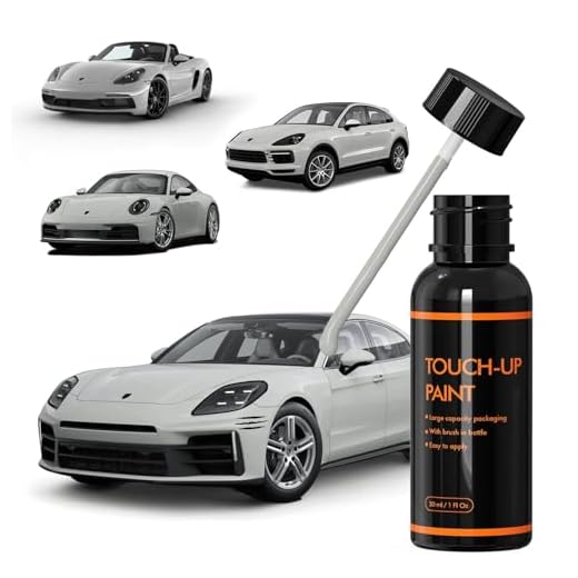 XTryfun M9A Chalk Touch Up Paint Compatible with Porsche, DIY Car Paint Scratch Repair Kit, Automotive Paints, Quick & Easy Fix Scratch Repair for Macan/Cayenne/911/Panamera/718/Cayman/Carrera/Boxster