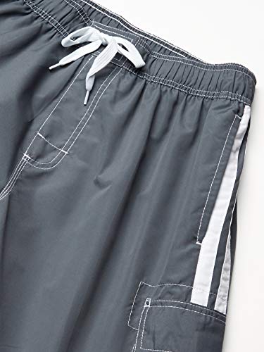 Asbury Threadz Men's Mako Core Performance Elastic Waist Swim Trunk3