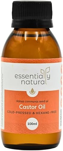 Castor Oil, Cold Pressed, 100ml