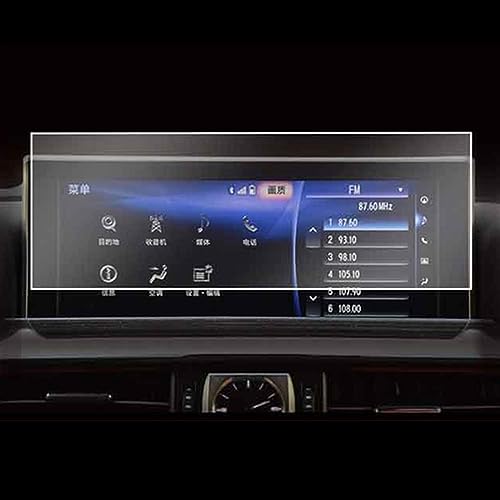 Protection écran Lexus LX570 verre trempé anti-rayures pour navigation GPS LCD