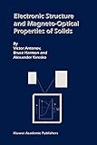  Electronic Structure and Magneto-Optical Properties of Solids