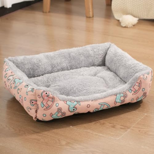 Hixingo Cuccia Cane e Gatto Interno di Peluche, Lettino Cuscino per Cani e Gatti Morbido Lavabile per Grande Medio Piccolo Animali (Cavallo,XL (70x55cm))
