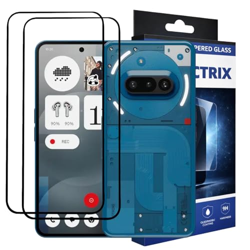 Image of Military-Grade Tempered Glass Screen Protector Compatible for Nothing Phone 3A / 3A Pro 5G with Edge to Edge Coverage - Case Friendly, Anti-Scratch & Bubble-Free Installation Kit (Pack Of 2)
