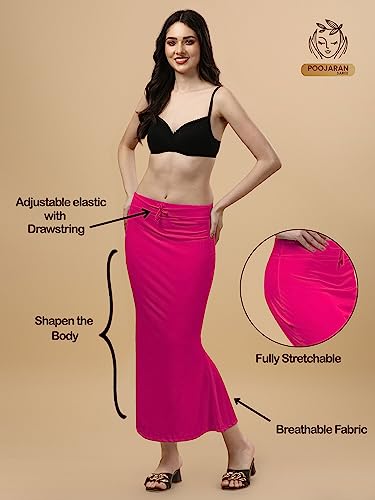 Image of Patticoat Shapewear for Women Combo, Fishcut Flare Patticoat, Shapewear for Under Saree Combo, Underskirt for Saree, Saree Shaper Pack of 3