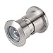 Produktbild Türspion mit 28 mm breitem Betrachtungswinkel, Kunstharzgläser, Zinklegierung, Diebstahlschutz, mit robuster Sichtschutzabdeckung für 35-60 mm dicke Türen (gebürstetes Chrom)