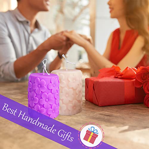 Candle Making Molds, Aitrai 3D Flower Silicone Molds For Candles Candle Mold For Candle Making Diy Soaps Aromatherapy Wax Candle Crafts Home Decorations #TOP5