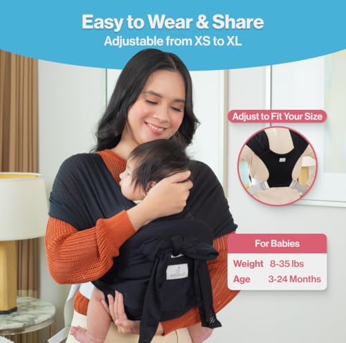Babbleroo Baby Wraps Carrier - Baby Essentials Baby Sling Carrier thumb #1