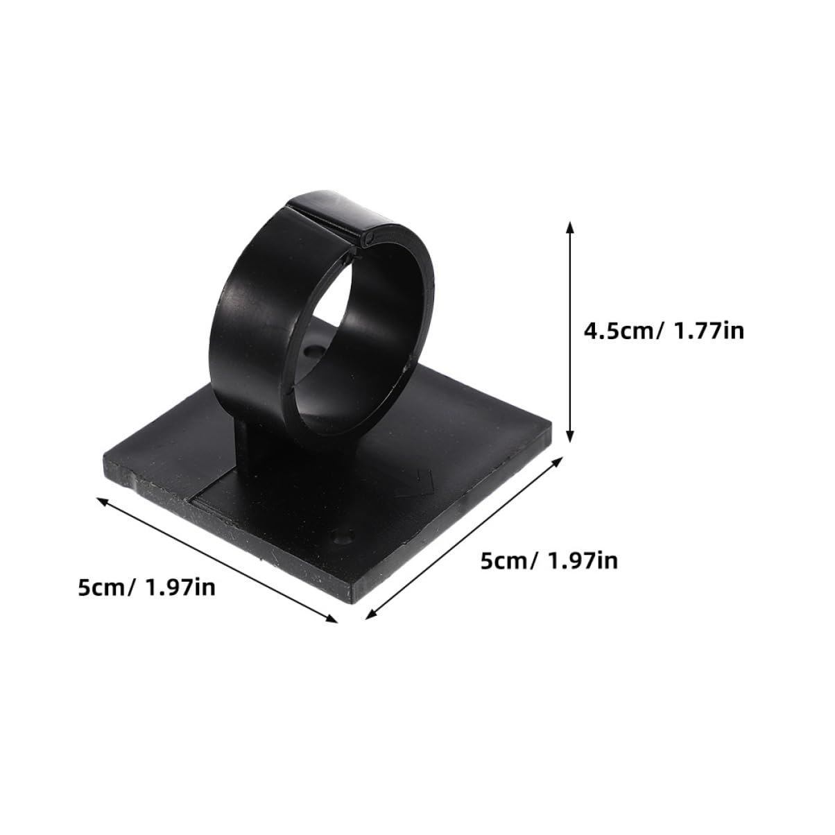 POPETPOP 6pcs Mount Clips Desk Clamp Adhesive- Holder Desk Mic Holder for Mics Mounting Bracket