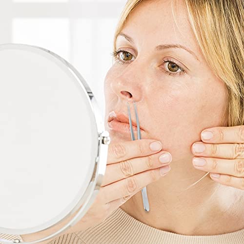 EXCEART Cabelo Do Nariz Pinças de Aço Inoxidável Ferramenta de Ponta Redonda Pino Pimple Comedão Ext