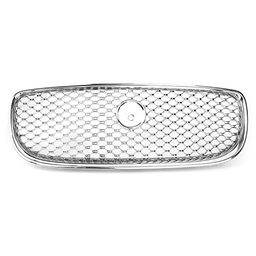 Grille calandre Jaguar XE 2015-2018 pare-chocs avant en ABS chrome avec emblème